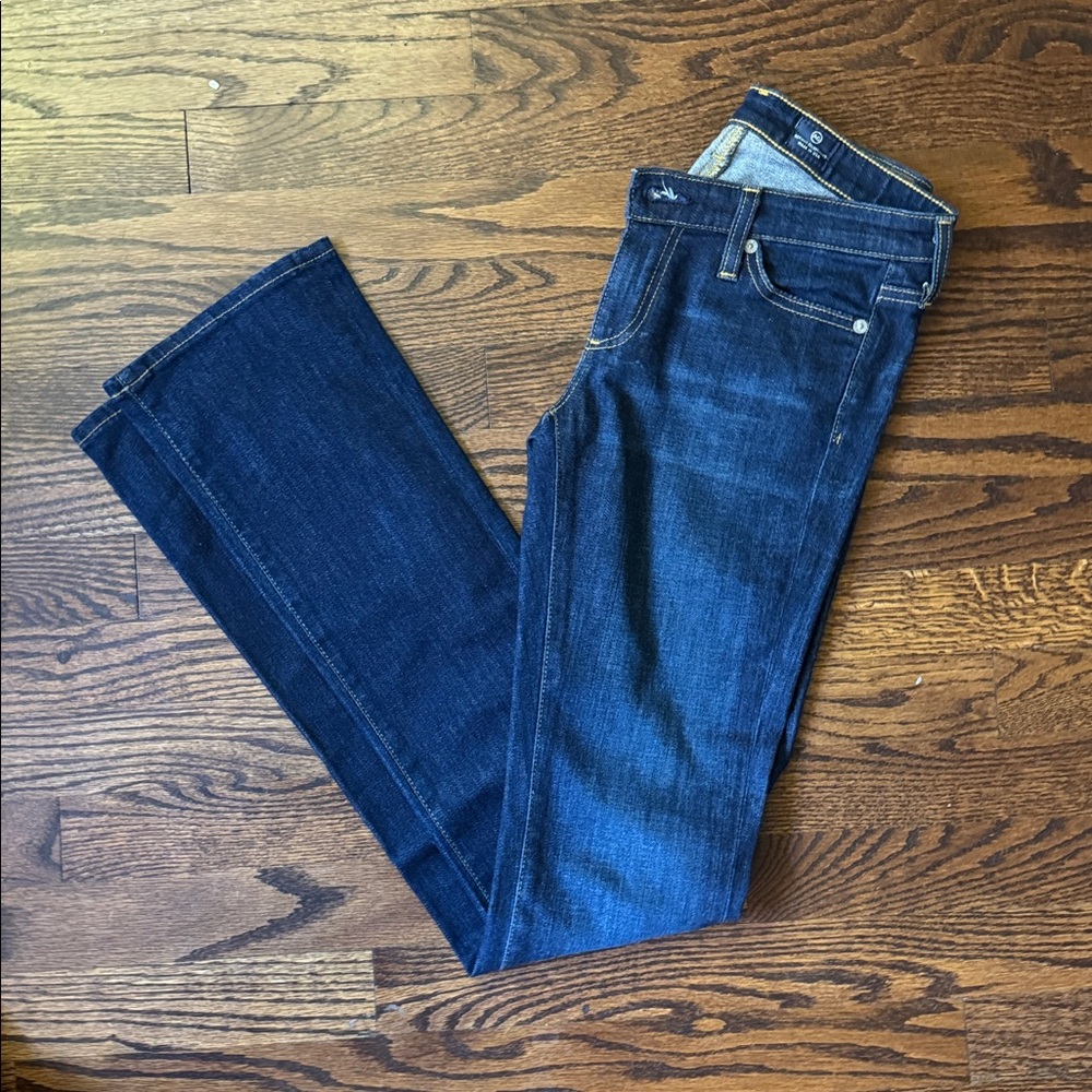 Ag Adriano Goldschmied Deep Indigo Slim Boot Jeans